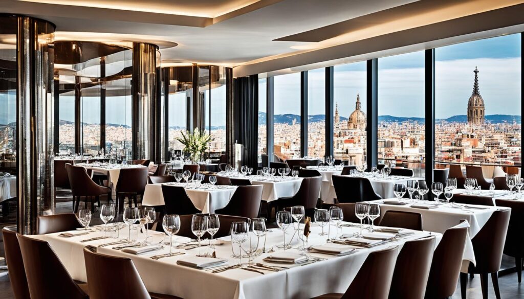 luxury restaurant barcelona
